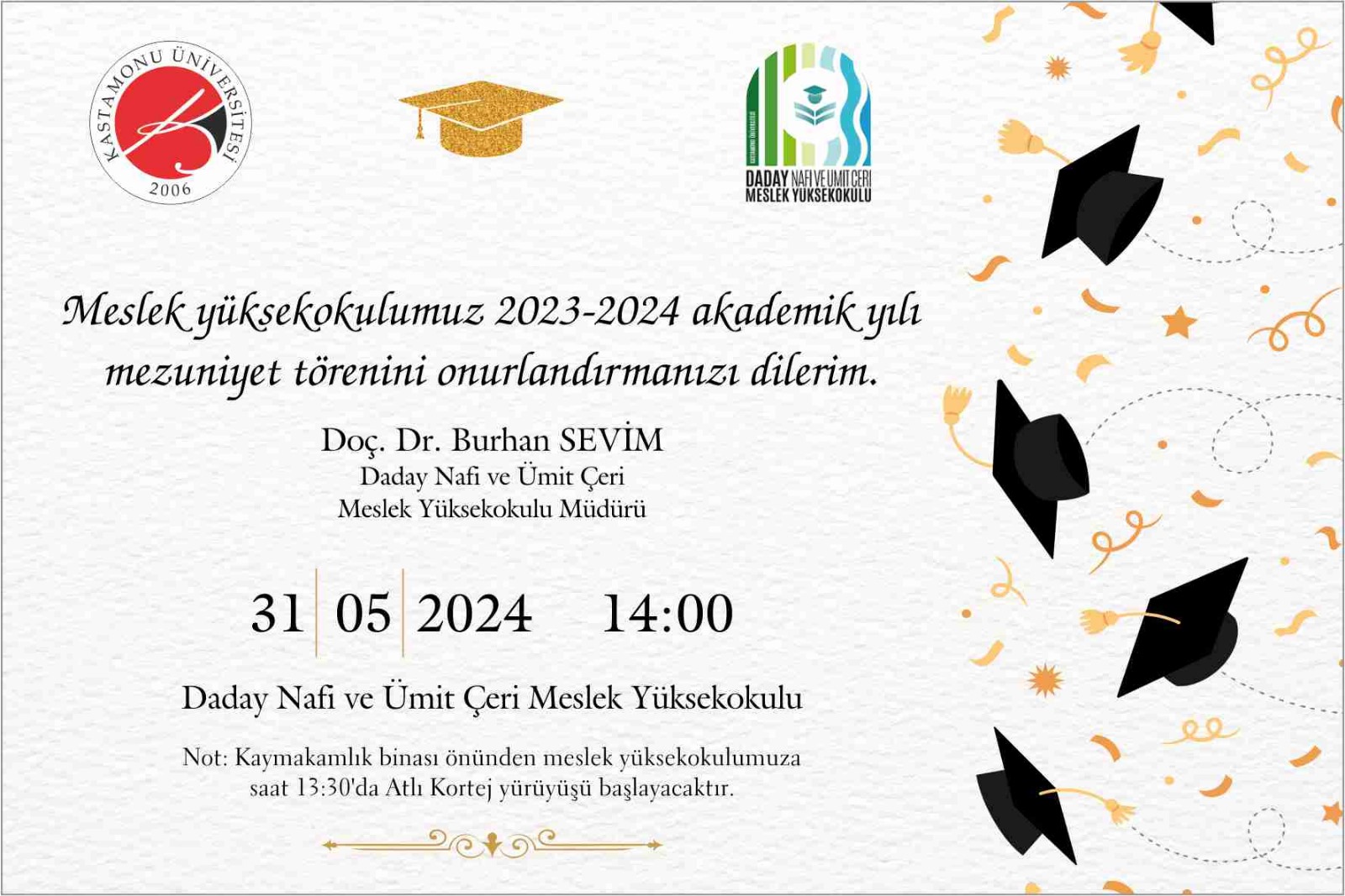 Mezuniyete Davet